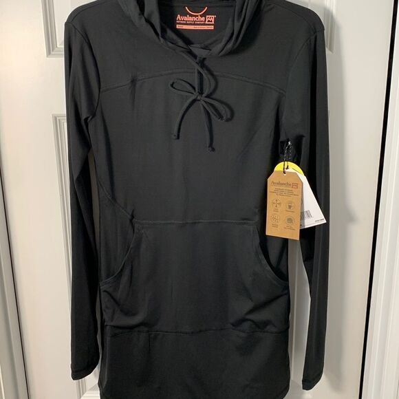 Avalanche Size Medium women's long sleeve UPF50 coverup sundress w/pockets - Picture 5 of 16